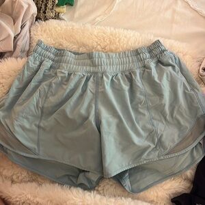 Lululemon Hotty hot shorts in turquoise